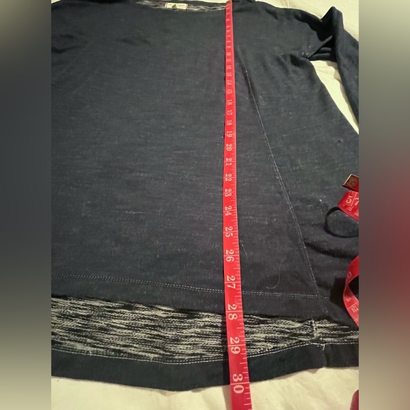 Max Studio [Weekend] Indigo Heather Knit Tunic, size XL - Picture 5 of 11